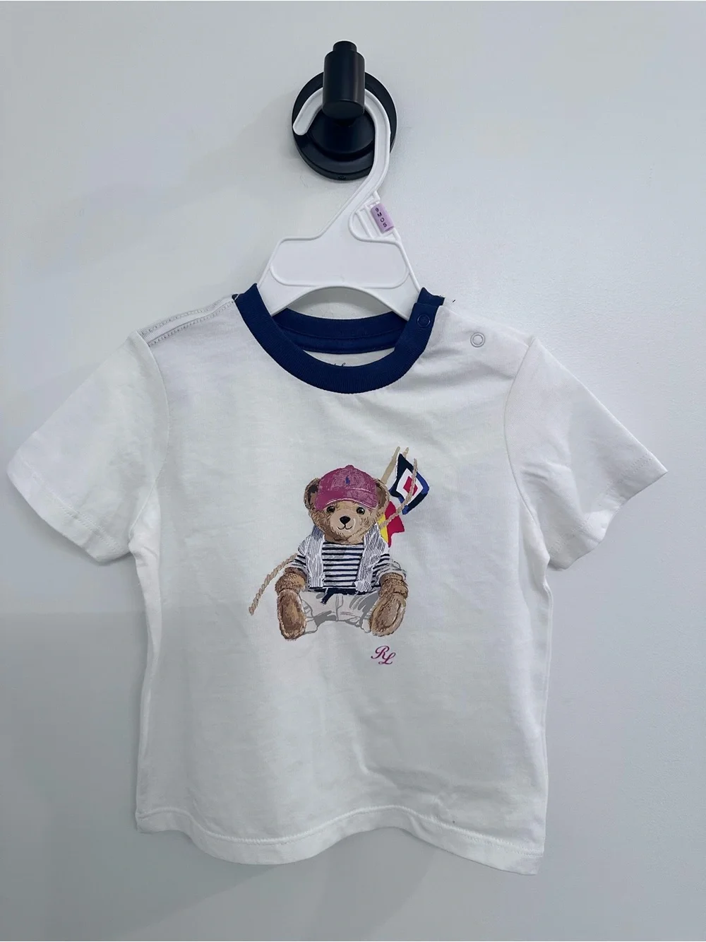 Baby Boys' Polo Bear Crewneck T-Shirt and Shorts, 2-Piece Set